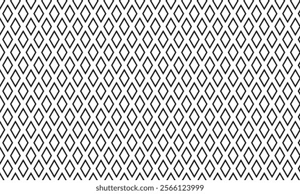 abstract black outline rhombus pattern suitable for background.