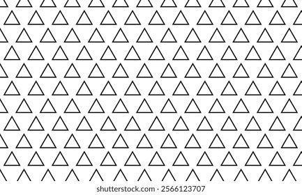 abstract black outline triangle pattern suitable for background.