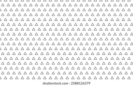 abstract black outline triangle pattern suitable for background.