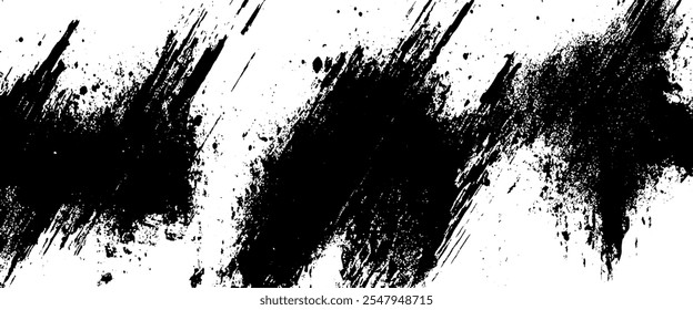 abstract black paint backgrounds and splatters brush strokes