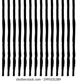 Abstract black paint brush and strokes, stripes pattern background. Nice black color paint brush and strokes with vertical lines pattern background. simple pattern with stripes background