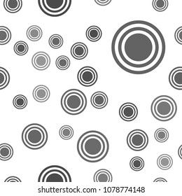 Abstract black pattern with circles. Geometry pattern for fabric. Round Circle Dots. Network Design, Technology Science, Vector Illustration. Perfect For Logo, Banner, Icon, Holiday Background.