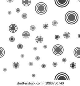 Abstract black pattern with circles. Geometry pattern for fabric. Round Circle Dots. Network Design, Technology Science, Vector Illustration. Perfect For Logo, Banner, Icon, Holiday Background.