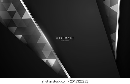 Abstract black pattern and dynamic background poster. Illustration in vector format.