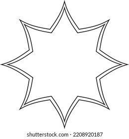 Resumen del patrón negro. Ornamento negro moderno. Ilustración de diseño de vectores.