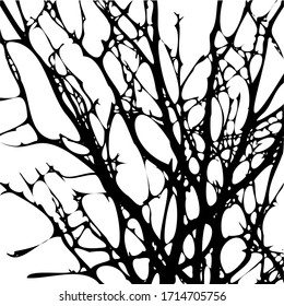 abstract black pattern on white background