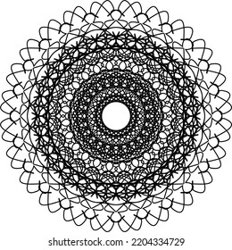 Abstract black patterns background. Abstract black motif.