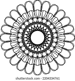 Abstract black patterns background. Abstract black motif.