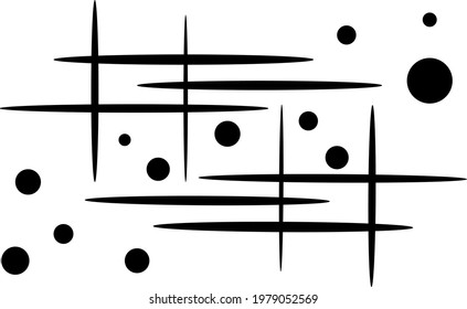 abstract black patterns and circles on white background original wallpaper for design