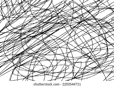 Abstract Black Pencil Sketch On Background Stock Vector (Royalty Free ...