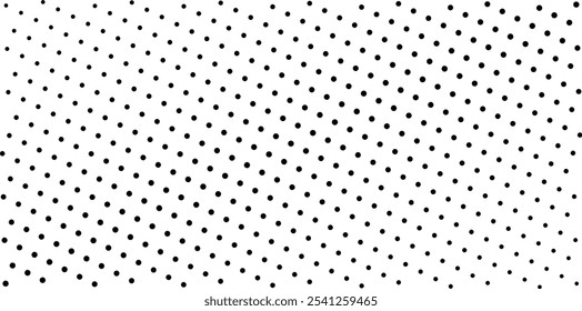 Abstract black polka dot pattern. Circles ornament pattern background. Modern circle stylish texture pattern. Polka dot. Vector illustration