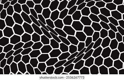 abstract black polygon wave pattern can be used background, wallpaper, wall cloth.