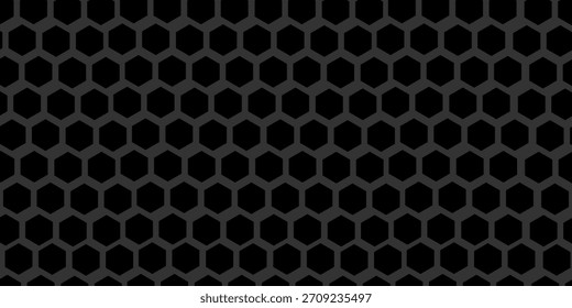 Abstractas fondo poligonal negro. Patrón 3D hexagonal cambiante. Concepto futurista. Ilustraciones vectoriales