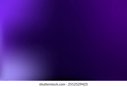 Projeto de vetor de fundo preto e roxo abstrato e desfocado. Papel de parede design