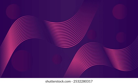 Abstract black and purple polygons on dark steel mesh background. with free space for design. modern technology innovation concept background