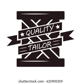 Abstract black quality tailor