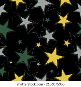 Abstract black and rainbow seamless pattern background.  Modern paint pattern for birthday card, party invitation, wallpaper sale, holiday wrapping paper.