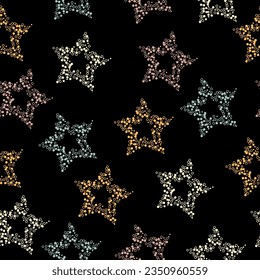 Abstract black and rainbow seamless pattern background.  Abstract template for card, wallpaper, album, scrapbook, holiday wrapping paper, textile fabric, clothing, t-shirt design, etc.