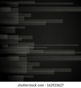 Abstract Black Rectangle Shapes Background. Vector Illustration. Eps 10.