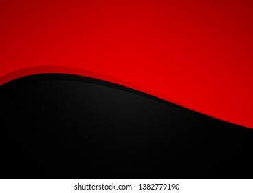 Abstract black and red background