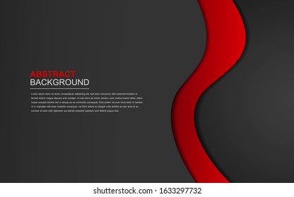Abstract black & red background