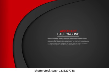 Abstract black & red background
