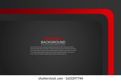 Abstract black & red background