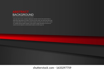Abstract black & red background