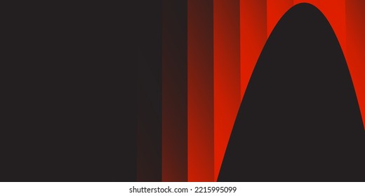 Abstract black and red background