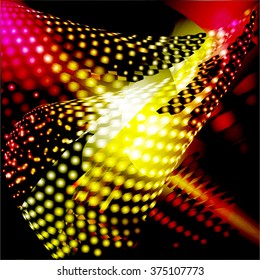 abstract; black and red background