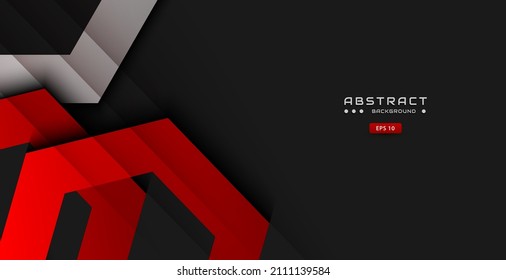 Abstract black and red background with deep shadow and texture, luxury background concept.