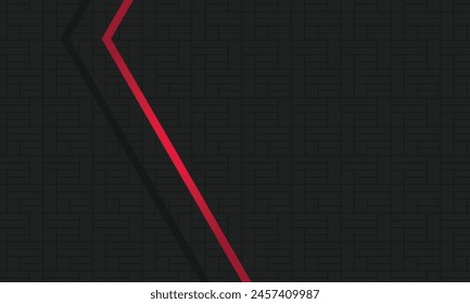 Abstract black and red background. Dynamic shape composition. Cool background design for posters etc