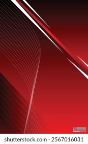 Abstract black and red background illustration design