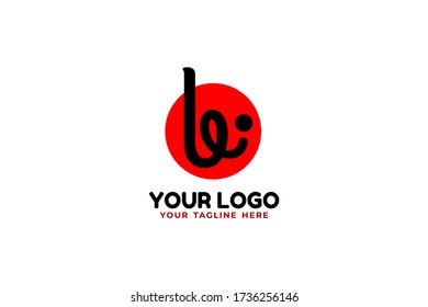 Abstract black and Red Company Logo Template in alphabet design concept for your business, company, firm, brand, and many more