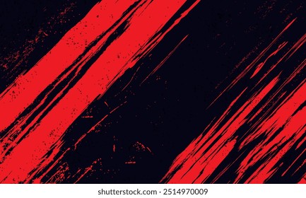 Abstrato fundo grunge sujo preto e vermelho. Ilustração vetorial