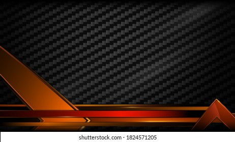 abstract black red frame template design background carbon kevlar metallic pattern eps 10 vector