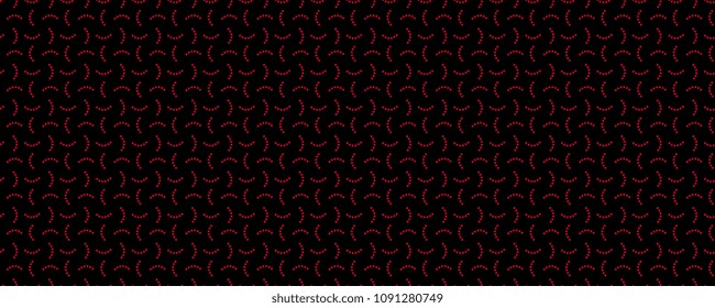 Abstract black and red geometric lines seamless pattern. Abstract vector background for web, illustrations, textures, fabrics etc.