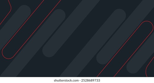 abstract black red line background
