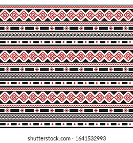 Abstract black red line  texture pattern on white background for textile