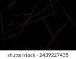 Abstract black with red lines, triangles background modern design. Vector illustration EPS 10.