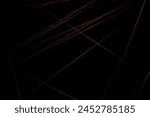 Abstract black with red lines, triangles background modern design. Vector illustration EPS 10.