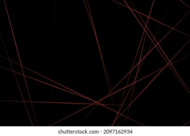 Abstract black with red lines, triangles background modern design. Vector illustration EPS 10.