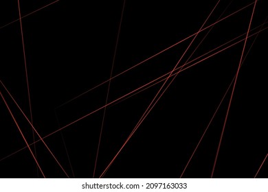 Abstract black with red lines, triangles background modern design. Vector illustration EPS 10.