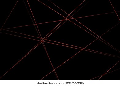 Abstract black with red lines, triangles background modern design. Vector illustration EPS 10.