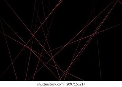 Abstract black with red lines, triangles background modern design. Vector illustration EPS 10.