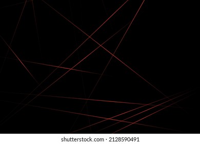 Resumen negro con líneas rojas, triángulos de fondo diseño moderno. Ilustración del vector EPS 10.