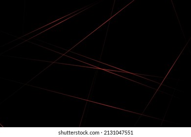 Abstract black with red lines, triangles background modern design. Vector illustration EPS 10.