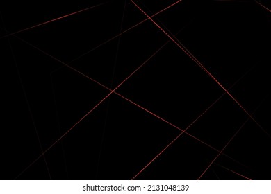Abstract black with red lines, triangles background modern design. Vector illustration EPS 10.