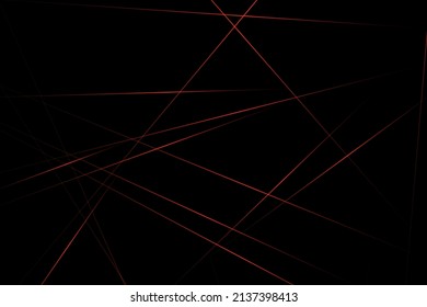 Abstract black with red lines, triangles background modern design. Vector illustration EPS 10.