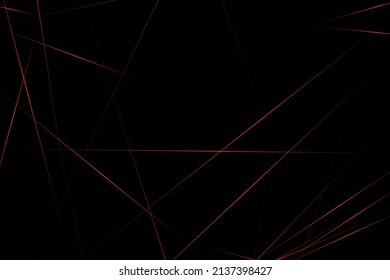 Resumen negro con líneas rojas, triángulos de fondo diseño moderno. Ilustración del vector EPS 10.